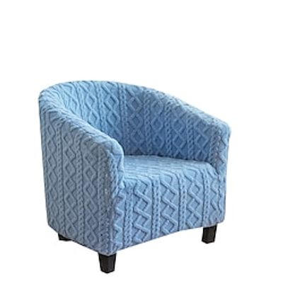 Club Bath Tub Armchairs Chair Cover Polar Fleece Single Sofa Covers Stretch Couch Slipcovers for Living Room Furniture Protector miniinthebox