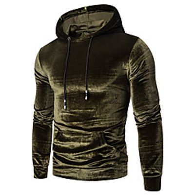 mens athletic velvet fleece tracksuit jogging sweatsuit activewear (s, red) miniinthebox