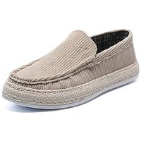 Men's Loafers  Slip-Ons Comfort Shoes Casual Outdoor Daily Faux Leather Breathable Cream-coloured Black Grey Summer Spring Lightinthebox - thumbnail