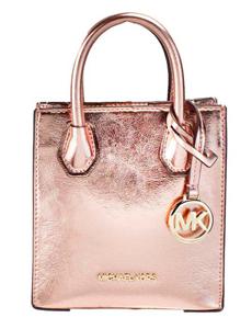 Michael Kors Mercer XS Primrose Metallic North South Shopper Crossbody Bag - 72454