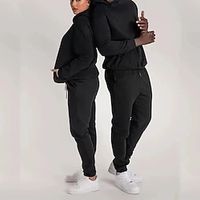 Couple's Hoodie Tracksuit Pants Sets Valentine's Day Black White Pink Drawstring Long Sleeve Casual Date Active Sports Hooded Regular Fit Spring   Fall Lightinthebox - thumbnail