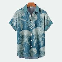 Graphic Ink Painting Comfortable Fashion Casual Men's Shirt Button Up Shirt Casual Shirt Hawaiian Holiday Vacation Spring  Summer Turndown Short Sleeve Blue, Khaki, Dark Blue S, M, L Polyester Shirt Lightinthebox Graphic Ink Painting Comfortable Fashion Casual Men's Shirt Button Up Shirt Casual Shirt Hawaiian Holiday Vacation Spring  Summer Turndown Short Sleeve Blue, Khaki, Dark Blue S, M, L Polyester Shirt Lightinthebox