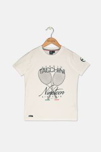 Kids Boys Short Sleeve Graphic Tee  White