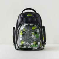 Skylar Football Print Backpack with Zip Closure