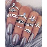 10pcs Knuckle Rings