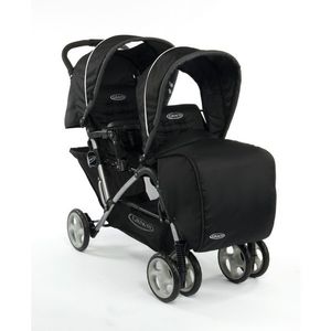 Graco Stadium Duo Tandem Pram Sport Luxe Black (1855707) With Free Gift