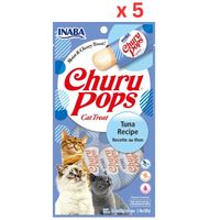Inaba Churu Churu Pops Tuna 60G/4 Sticks Per Pack (Pack of 5)