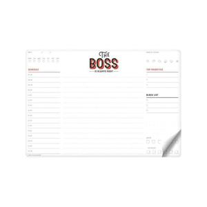 Legami Smart Notes - Paper Mousepad & Notepad - Boss (24.6 x 17 cm)