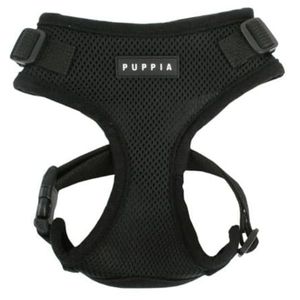 Puppia Ritefit Harness Black M Neck 11.02 - 13.17 Inch Chest 15.35 - 21.26 Inch