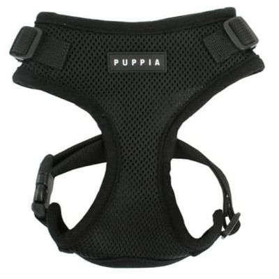 Puppia Ritefit Harness Black M Neck 11.02 - 13.17 Inch Chest 15.35 - 21.26 Inch