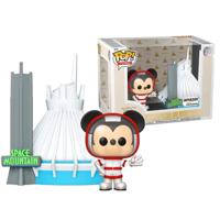 Funko Pop Town Walt Disney World 50Th - Space Mountain And Mickey Mouse - Exclusive