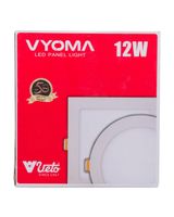 Veto Panel Light Led 12W Warm White Square & Round