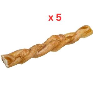 Red Barn Mini Bully Braid 4 Inch (Pack Of 5)