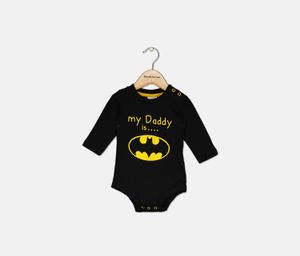 Baby Boys Graphic Printed Bodysuit  Black