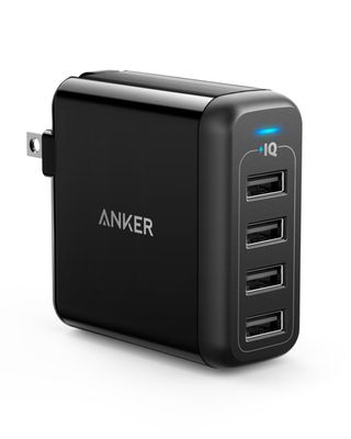Anker Powerport 4 Lite EU/ES/FR/ES + UK White In Offline Packaging