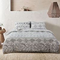 Printed Bedding Nordic Bedding Three Piece Quilt Cover Pillow Cover Hotel Homestay Cotton Linen Quilt Cover Pillow Cover miniinthebox - thumbnail