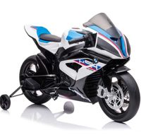Megastar Ride On Licensed 12 V BMW Hp4 Electric Motorcycle - 015E-Blue (UAE Delivery Only)