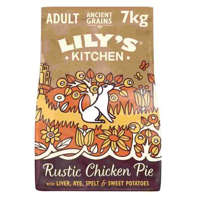 Lily'S Kitchen Ancient Grains Rustic Chicken Pie Dry Dog Food (7Kg)