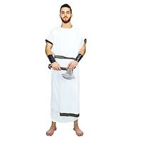 Statue of Liberty Greek Gods Retro Vintage Ancient Greek Ancient Rome Greece Cosplay Costume Outfits Men's Costume Vintage Cosplay Party Leotard  Onesie Halloween Lightinthebox - thumbnail