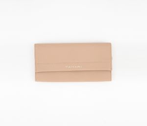 Womens Gusset Clutch Wallet  Blush