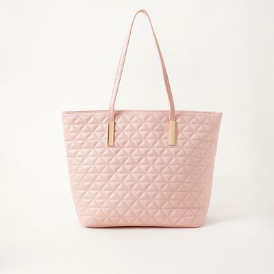 Sasha Quilted Shopper Bag