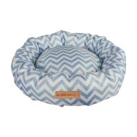 M-Pets Tasmania Round Cushion Blue-White
