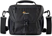 Lowepro Nova 170 AW. DSLR Shoulder Camera Bag for Pro DSLR with Attached 24 105mm Compact Photo, Black, 170 AW II, B073C73HDZ