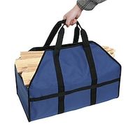 Firewood Carrier Heavy Duty Firewood Holder Utility Tote Log Holder Premium Waxed Canvas Firewood  Fireplace Accessories Wood Basket for Fire Logs Canvas Firewood Carrier Log miniinthebox - thumbnail