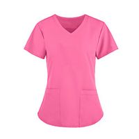 Women's T shirt Plain V Neck Tops Loose Basic Basic Top White Blue Wine Lightinthebox - thumbnail