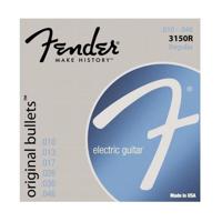 Fender 3150R Electric Guitar Strings - Pure Nickel Bullet End (10-46 Regular Gauge)