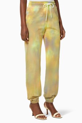 Logo Tie Dye Sweatpants Logo Tie Dye Sweatpants