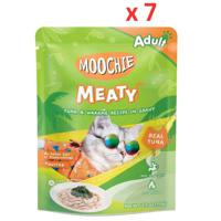 Moochie Cat Food Tuna & Wakame Recipe In Gravy Pouch 70G (Pack of 7)