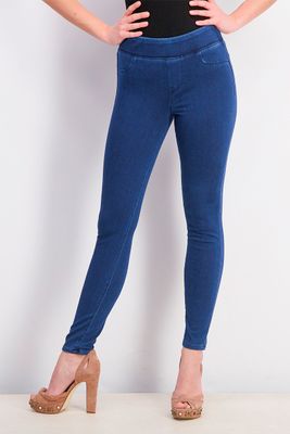 Womens Mid Rise Rockstar Jeggings Dark Rinse Blue Womens Mid Rise Rockstar Jeggings Dark Rinse Blue