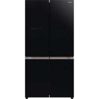 Hitachi RWB720VUK0GBK 720Ltr Deluxe French Door Refrigerator, Glass Black