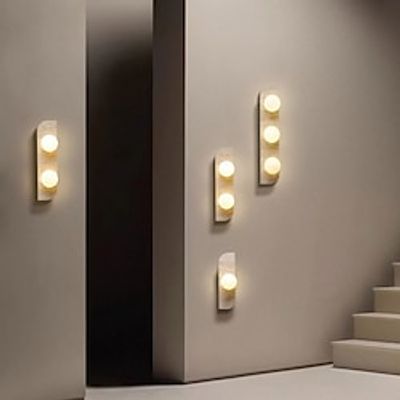 LED Wall Lights Modern Indoor Metal Wall Lamps Mirror lighting Wall Sconces Warm White Stone Glass Bedroom Wall Sconces 90-264V Lightinthebox