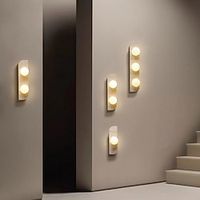LED Wall Lights Modern Indoor Metal Wall Lamps Mirror lighting Wall Sconces Warm White Stone Glass Bedroom Wall Sconces 90-264V Lightinthebox - thumbnail