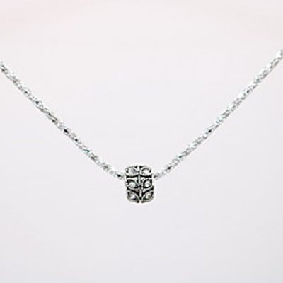 Women's Pendant Necklace Necklace Classic Mini Dainty Unique Design Fashion Modern Silver Plated Chrome Pink White Black Light Blue 42 cm Necklace Jewelry 1pc For Street Carnival Holiday Club Festival miniinthebox