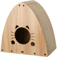 Trixie MDF Cat Scratching House Light Brown 48X48X28Cm