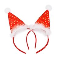 Santa Claus Christmas Party Supplies Headband Men's Women's Unisex Boys Cute Christmas Christmas New Year Masquerade Kid's Adults' Party Headband 2 Pack Headband Lightinthebox - thumbnail