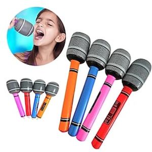 Microphone Balloons Karaoke Inflatable Speaker For 80s 90s Party Decor Boy Rapper Hip Hop Birthday Party Music Mike Ballon Toy Lightinthebox