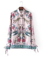 Casual Floral Printed Women Blouses