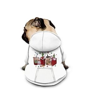 Dog Matching Christmas Dog Hoodie 3D Printed Clothing Grinch  Cat Pet Pouch Hoodie Graphic Fashion Casual Outdoor Casual Daily Dog Clothes Puppy Clothes Dog Outfits Waterproof Red White Costume for Girl and Boy Dog Polyster XXL Lightinthebox