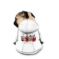 Dog Matching Christmas Dog Hoodie 3D Printed Clothing Grinch  Cat Pet Pouch Hoodie Graphic Fashion Casual Outdoor Casual Daily Dog Clothes Puppy Clothes Dog Outfits Waterproof Red White Costume for Girl and Boy Dog Polyster XXL Lightinthebox - thumbnail