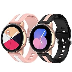 2 PCS Smart Watch Band for Samsung Galaxy Watch 5 4044MM Watch 5 Pro 45MM Watch 4 Classic 4246mm Watch 4 4044mm Watch 3 41mm Watch 42mm Gear S2 Classic, Gear 2 NEO Watch Active 2 40mm  44mm Lightinthebox