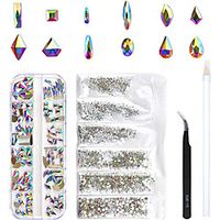 120 Pcs Multi Shapes Glass Crystal AB Rhinestones For Nail Art Craft Nail Decorations Lightinthebox - thumbnail