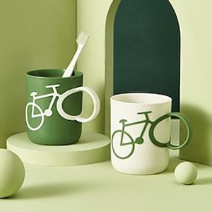 Bike Bathroom Tumbler Cup Reusable Unbreakable Toothbrush Cup Lightinthebox