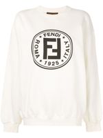 Fendi Pre-Owned FF logo print sweatshirt - White