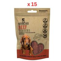 Rosewood Natural Eats Beef Tenders Dog Treats (80g x 15)