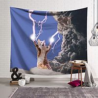 Wall Tapestry Art Decor Blanket Curtain Hanging Home Bedroom Living Room Decoration and Animal and Fantasy Lightinthebox - thumbnail
