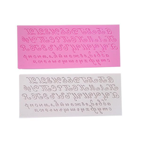 Russian Alphabetic Letter Shape Silicone Fondant Cake Mold Chocolate Cookies Mould Decorator